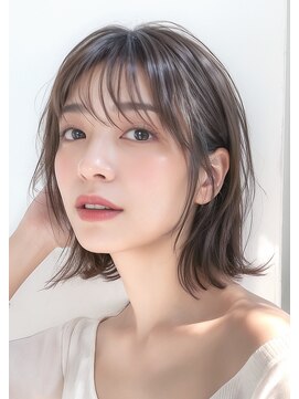 ミラー プラス エヌ(MIRROR+n) 20代30代40代 ニュアンス外ハネ似合わせイメチェン#60