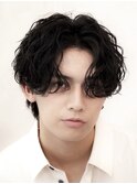 ツイストスパイラルパーマ波巻きパーマシャドウパーマメンズ