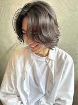 キュー(Cue_) メンズミディアムスパイラルパーマ
