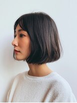 ロディーナコク 大口 新子安(rodina.coc)&nbsp;ミルクティーブロンド/ダークブルー/デジタルパーマ/大口新子安