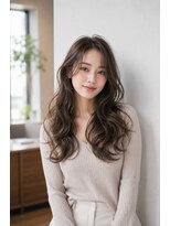 バグズ ヘアデザイン 桔梗が丘店(Baguz HAIR DESIGN)&nbsp;大人くびれレイヤー×艶オリーブグレージュ
