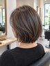脱・白髪染め｜【育てるグレイヘア】カット+LeaLea式白髪ぼかしハイライト