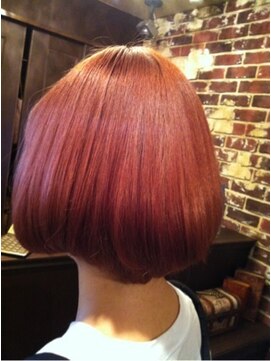 アンジュ 南海なんば駅前店(ange treatment & head spa) シャイニーピンクボブ【ange treatment & head spa】