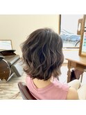 切りっぱなしボブ