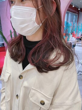 ローレンジウ(LOREN JU) 透明感髪質改善ベージュダブルカラーミルクティーグレージュ