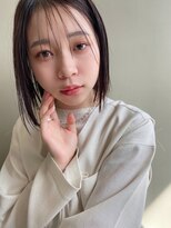 エマエコル(Emma ecole)&nbsp;Emma ecole 切りっぱなしボブ ショートボブ 暗髪by.高橋