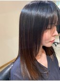 艶髪ロングヘア×髪質改善縮毛矯正【麻布十番六本木】