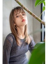 オースティン 流山おおたかの森(AUSTIN)&nbsp;大人かわいい前髪セシルカットココアブラウンフリンジウェーブ