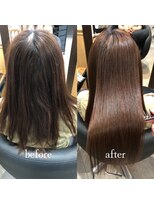 ビスコヘアー(BISCO hair) 【BISCO前田】縮毛矯正カットトリートメント_天王寺美容院