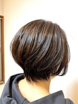 セラヴィ 【c'elavie 赤坂】大人ショートボブ×艶髪ブラウン