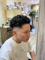グルーマーズトウキョウ(GROOMER/S TOKYO)&nbsp;宮城リョータ風パーマ　ハードパーマ　バーバー