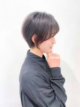 グランドライン(GRAND LINE) フェミニン可愛いさ満点ショートヘア オリーブベージュ