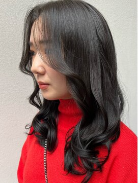 ベンチ(bench) 似合わせカット×アッシュグレー/暗髪/顔周りカット/千葉