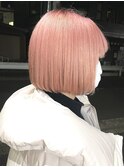 Gem Hair Studio 姉崎　韓国風ハイトーンカラー/ペールピンク