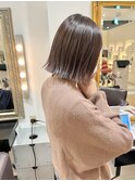 bob×ラベンダーグレージュ