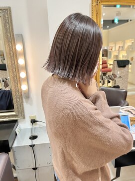 コワファースト させぼ五番街店(COIFF1RST) bob×ラベンダーグレージュ