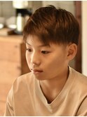 抜け感ショートアップバング【キッズカット/メンズヘア】