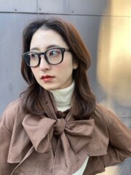 メイカ(MEIKA) ”チャコールブラウン×くびれヘア”　なかもと はな