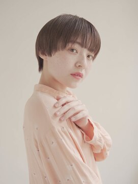 ムク 甲府(muku.) 前髪/小顔に見せるヘア/ココアベージュ/オリーブグレー[甲府駅]