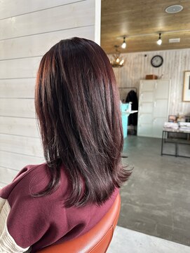 ヘアーサロン ヴィアルス 松原店(hair salon VIARS) ブリーチなしピンクラベンダー