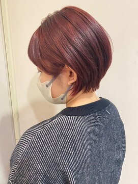 イーストハムネオ(EAST HAM NEO) 丸みショート/レッドブラウン