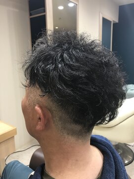 ヘアサロンアンドヘアメイクディー(hair salon hair make D) 仙台D　刈り上げフェードスプリングメンズパーマstyle