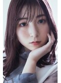 ◇大人可愛い◇チェリーブラウン◇ゆるカール◇【安藤】
