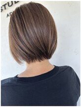 ゼンドット キョウト(Zen. kyoto) 白髪ぼかしハイライト/脱白髪染め/40代50代60代スタイル