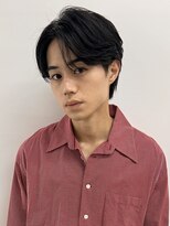 カルマパーマ/ベリーショート/ダークアッシュ/ニュアンスパーマ