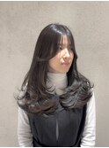 ロングレイヤー/グレージュ/外巻き/艶髪/髪質改善トリートメント