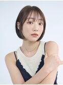 前髪あり大人小顔ショートボブ/30代40代50代/岡野亘希