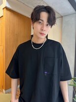 ルービック なかもず(Rubik's)&nbsp;メンズ大人気　センターパート　韓国パーマ