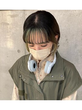 ミドル(MIDDLE) フェイスフレーミング/ショートウルフ/夜間/府中