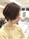 【 VIVO】前髪長め 耳掛け ハンサムショート センターパート