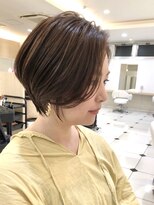 ヴィーヴォ 深江橋店(VIVO) 【 VIVO】前髪長め 耳掛け ハンサムショート センターパート