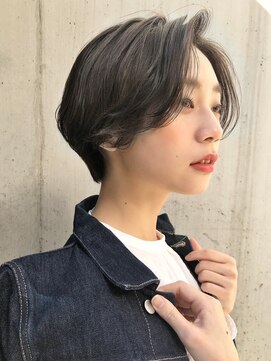 エトラ 渋谷店(etora) センターパート ハンサムショート シルキーカラー