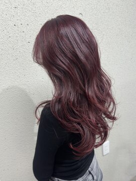 ヌークバイラヴェスト 四日市(neuk by lovest) たっぷりレイヤーとチェリーレッドで垢抜け♪