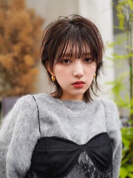 ギークス(GEEKS) 【GEEKS渋谷】顔周りレイヤー/ピンクグレージュ/春ヘア/20代30代