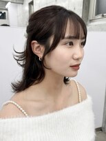 エヌアイ オモテサンドウ(ni omotesando) ハーフアップアレンジ/盛れる顔まわりカット