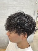 メンズカット波巻きパーマ波巻きスパイラルパーマ