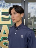MEN'SHAIRウルフカルマパーマメンズショートイージーパーマ