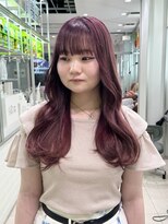 ノラ シンディ(NORA CYNDY) 【上田】ハイトーンブリーチカラーピンクラベンダー