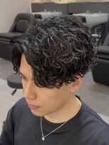 ビカムメンズヘアー 栄店(become men's hair)&nbsp;サーフカール/メンズパーマ/センターパート/名古屋