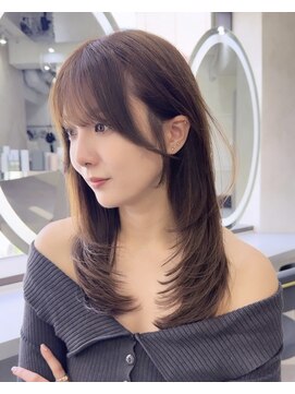 ロンドアヴァントゥス 池袋(Lond aventus) 韓国レイヤー/韓国風/ボブ/髪質改善/黒髪/ブリーチなし〔池袋〕