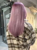 ラ ミュウ 八王子(LA.MIU)&nbsp;ピンクベージュ　ラベンダー　ホワイト　ケアブリーチ　髪質改善