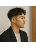 大人メンズツーブロック立体ショート 20代 30代 40代 50代 60代