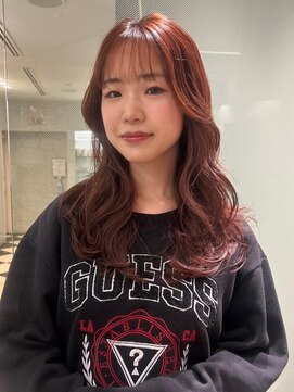 オレンジブラウン　ナチュラルレイヤー