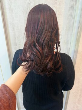 ヘアーアンドライフミルコ(miRuko) ピンクブラウン