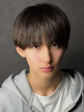 エルマーク 松山(L-MARK) マッシュヘア/黒髪/メンズカット/men's/フェザーパーマ