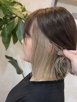 ルーチェ(Lu-che) インナーカラー×ミルクティーベージュ